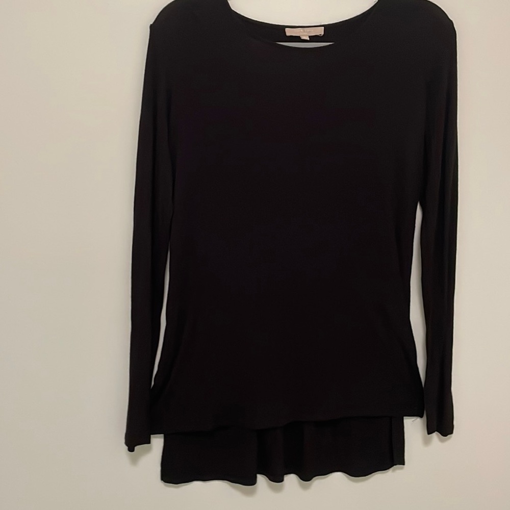 Joan Vass Black T-Shirt